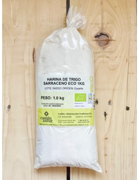 HARINA DE TRIGO SARRACENO ECO 1KG - CAMIN ASTUR