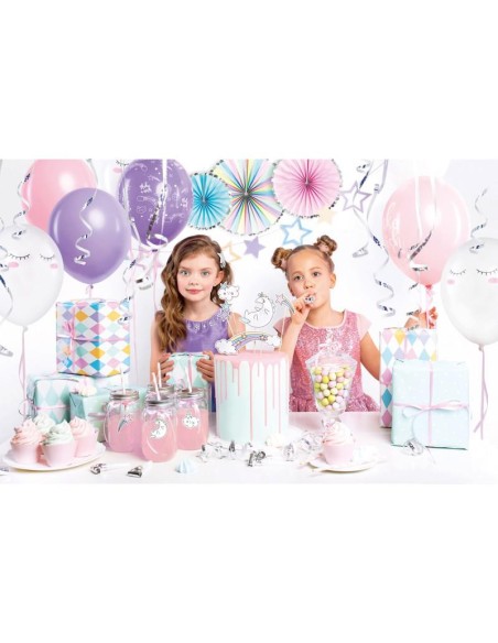SET DECORACIONES FIESTA UNICORNIO - PARTYDECO