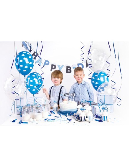 SET DECORACIONES FIESTA AVIONETAS - PARTYDECO
