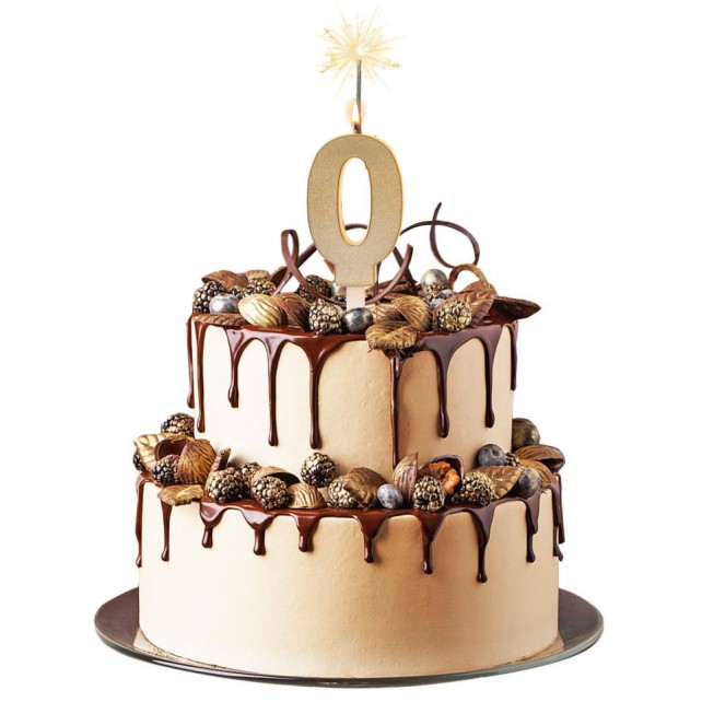 VELA CHISPEANTES DE CUMPLEAÑOS NÚMERO 0 - DEKORA