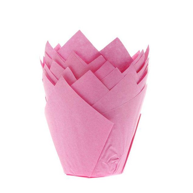CÁPSULAS MUFFIN ROSA 36UD - HOUSE OF MARIE