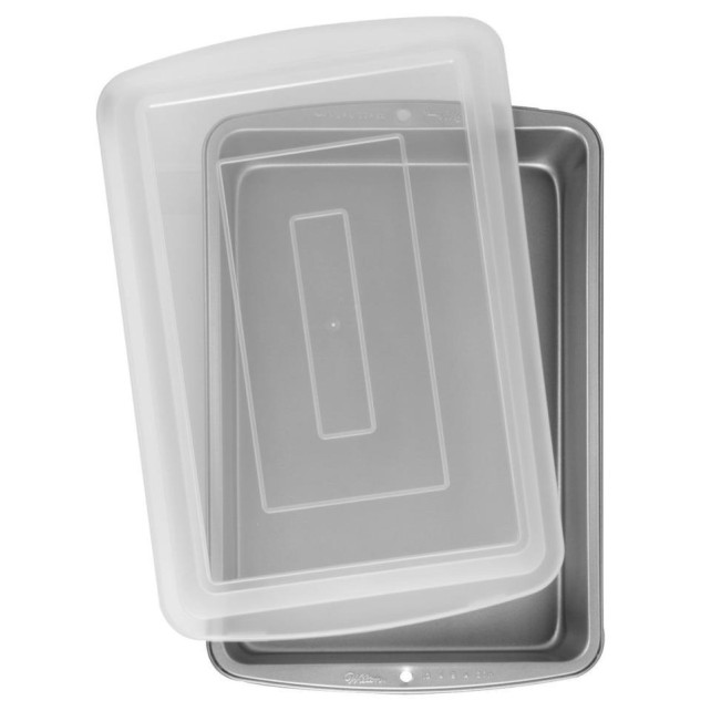 MOLDE RECTANGULAR C/TAPA 32 5X22 5X5CM - WILTON