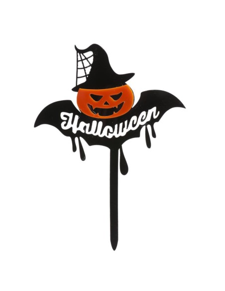 CAKE TOPPER HALLOWEEN CALABAZA 16X11CM - DEKORA 