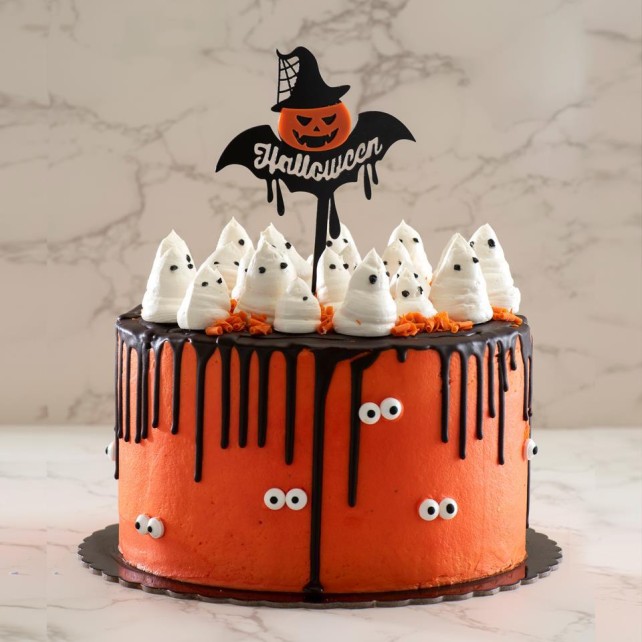 CAKE TOPPER HALLOWEEN CALABAZA 16X11CM - DEKORA 