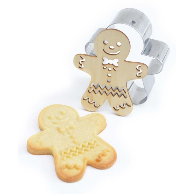 CORTADOR CON SELLO MUÑECO JENGIBRE - SCRAPCOOKING