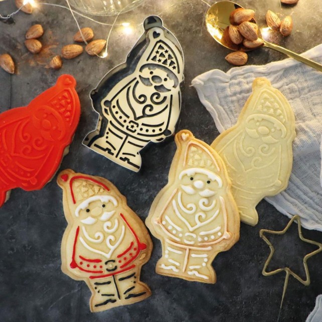 CORTADOR CON SELLO SANTA CLAUS - SCRAPCOOKING