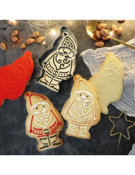 CORTADOR CON SELLO SANTA CLAUS - SCRAPCOOKING