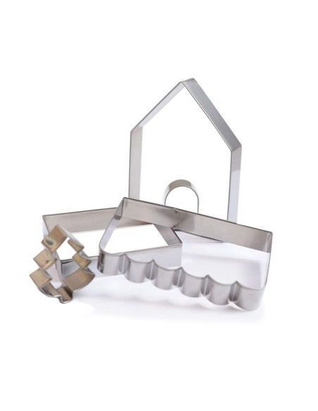 CORTADOR CASA DE JENGIBRE SET/5 - SCRAPCOOKING