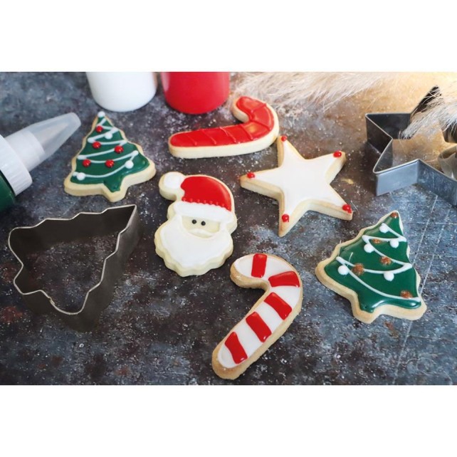 CORTADORES GALLETAS NAVIDAD SET 4 - SCRAPCOOKING