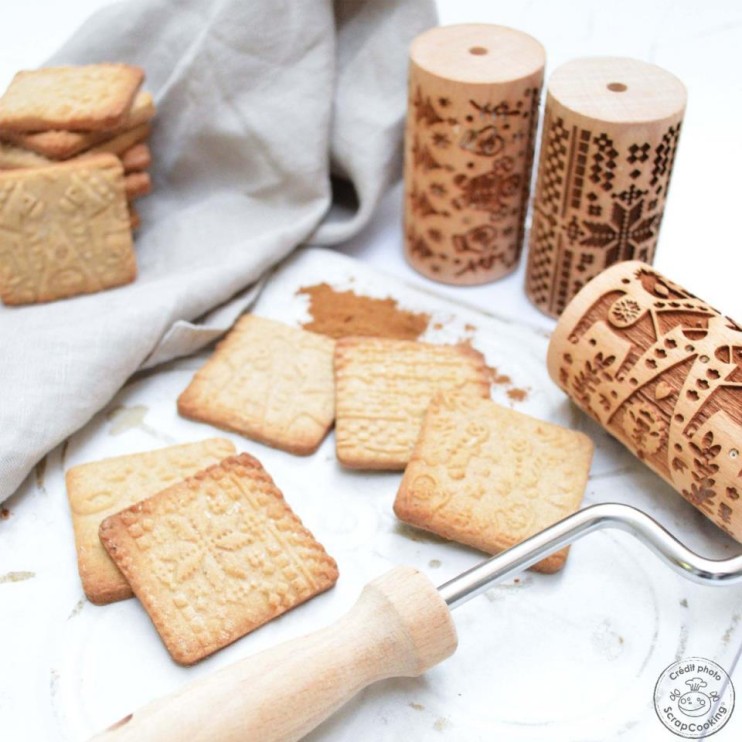 MOLDE SET RODILLOS NAVIDEÑOS- SCRAPCOOKING 2