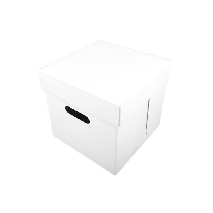 CAJA PARA TARTAS BLANCA CON ASAS 25,5CM - FUNCAKES