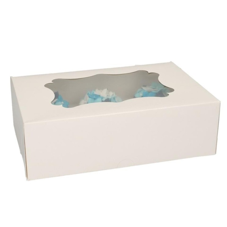 CAJA PARA 6 CUPCAKES 3UD - FUNCAKES