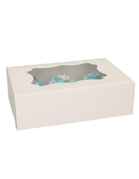 CAJA PARA 6 CUPCAKES 3UD - FUNCAKES