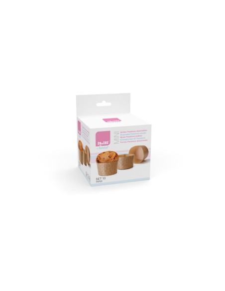MOLDES HORNEAR PANETTONE 90G 10 UNIDADES - IBILI