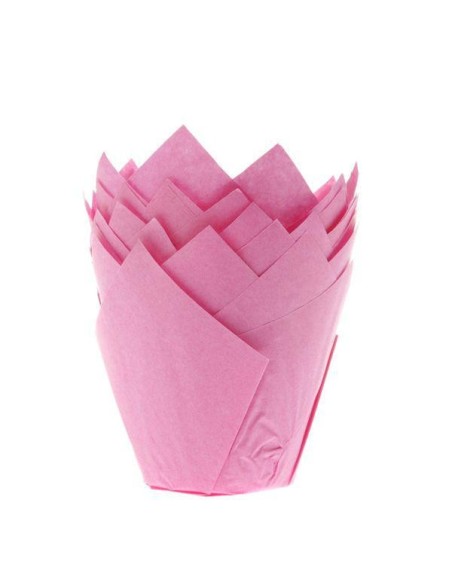 CÁPSULAS MUFFIN ROSA 36UD - HOUSE OF MARIE