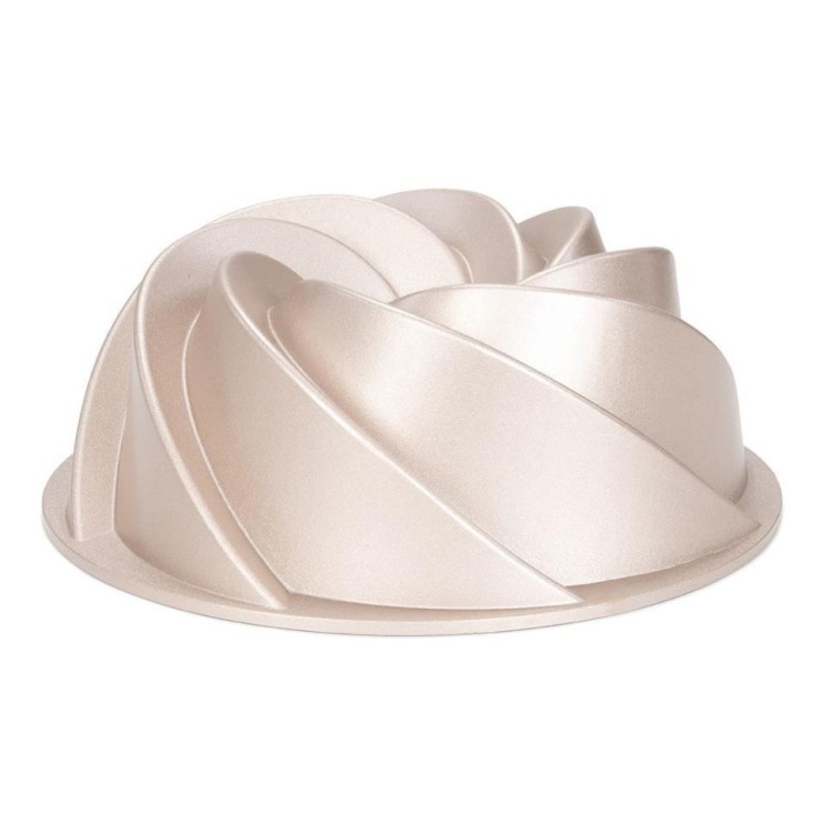 MOLDE BUNDT ALUMINIO FUNDIDO 2 Ø24CM - PATISSE