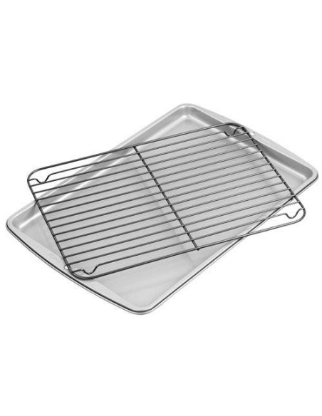 SET BANDEJA Y REJILLA HORNEAR 38.7X26CM - WILTON