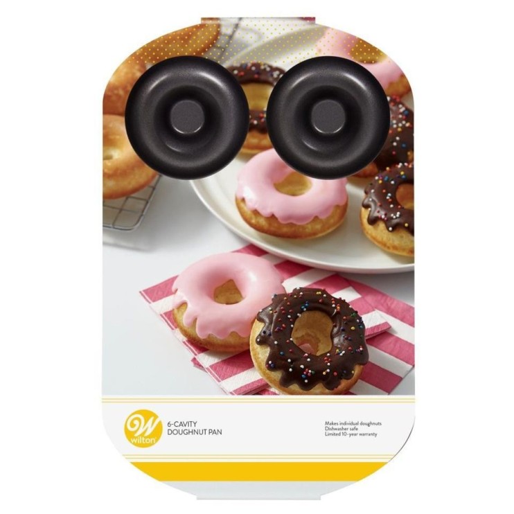 BANDEJA PARA HORNEAR DONUTS 6 CAVIDADES - WILTON