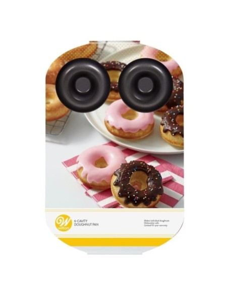 BANDEJA PARA HORNEAR DONUTS 6 CAVIDADES - WILTON
