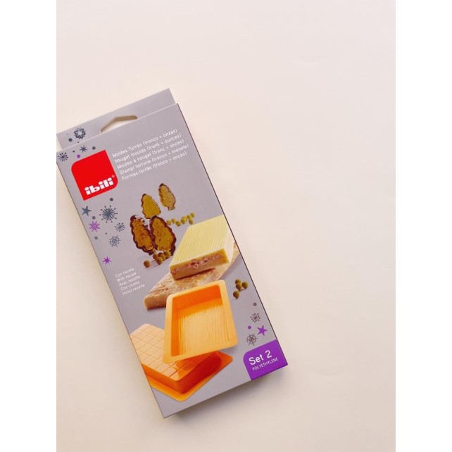 SET 2 MOLDES TURRON TRONCO+ONZAS - IBILI