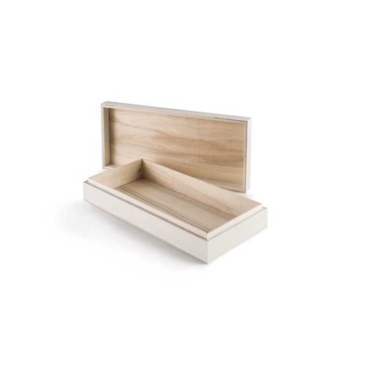 SET 2 CAJAS PARA TURRON CASERO MADERA - IBILI