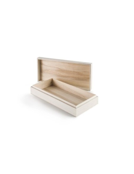 SET 2 CAJAS PARA TURRON CASERO MADERA - IBILI
