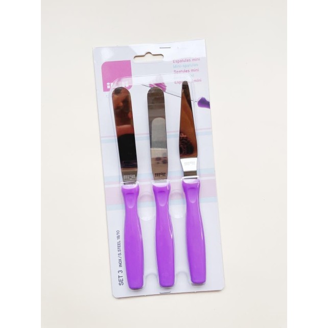 SET 3 ESPATULAS REPOSTERIA - IBILI