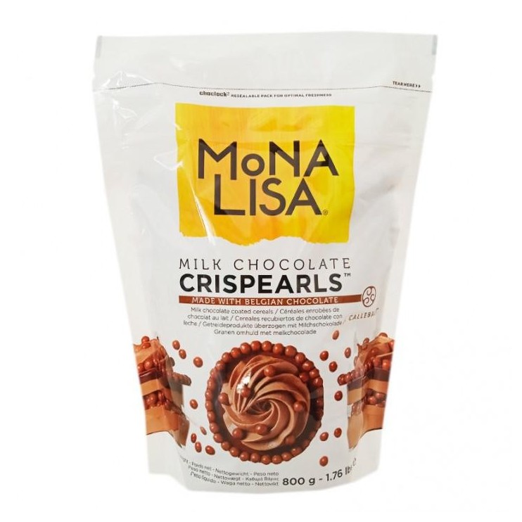 PERLAS CRUJIENTES CHOCOLATE CON LECHE 800G - MONA 2