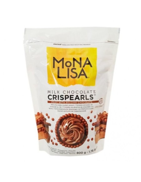 PERLAS CRUJIENTES CHOCOLATE CON LECHE 800G - MONA