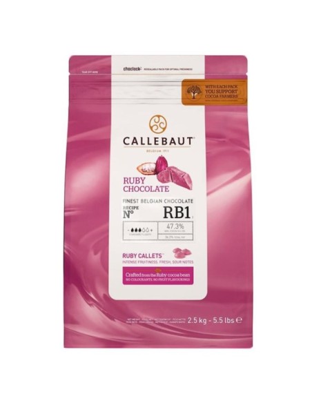 COBERTURA DE CHOCOLATE RUBY - CALLEBAUT