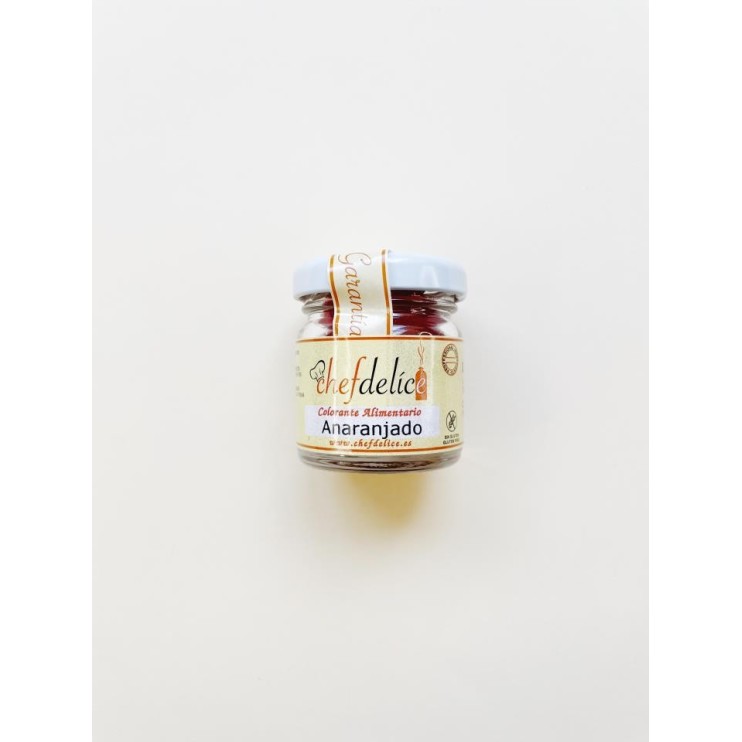COLORANTE EN POLVO NARANJA 20G - CHEFDELICE
