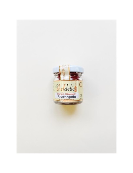 COLORANTE EN POLVO NARANJA 20G - CHEFDELICE