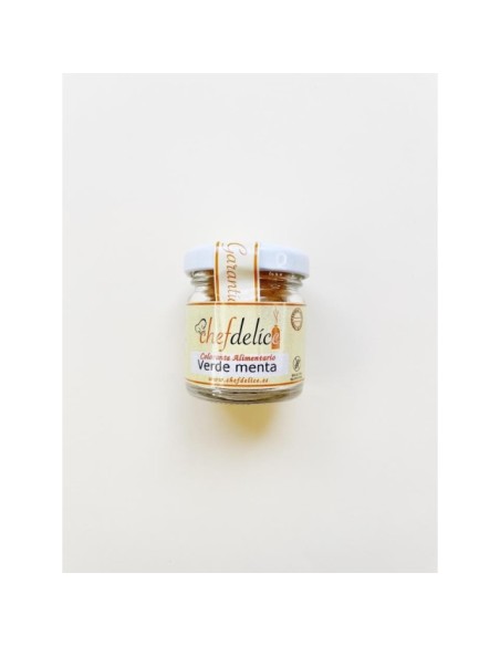 COLORANTE EN POLVO VERDE 20G - CHEFDELICE