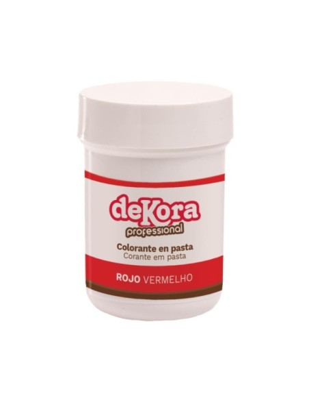 COLORANTE EN PASTA ROJO 30G - DEKORA