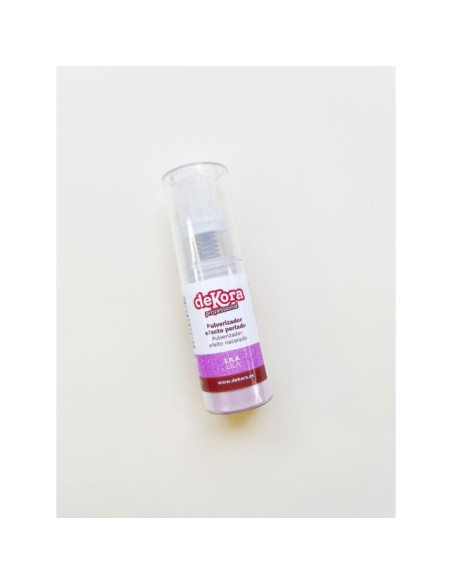 PULVERIZADOR LILA EFECTO PERLADO 10G - DEKORA