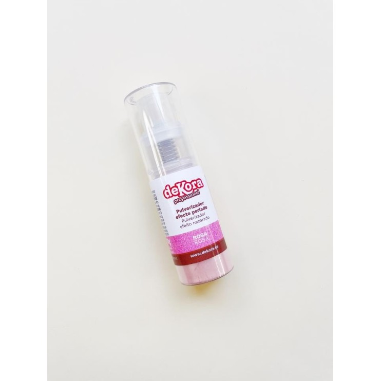 PULVERIZADOR ROSA EFECTO PERLADO 10G - DEKORA