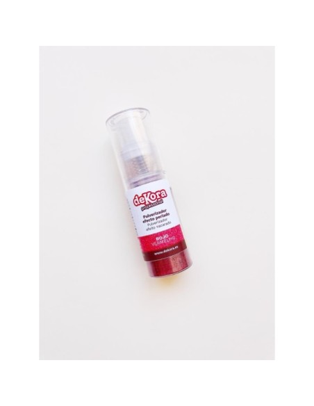PULVERIZADOR ROJO EFECTO PERLADO 10G - DEKORA