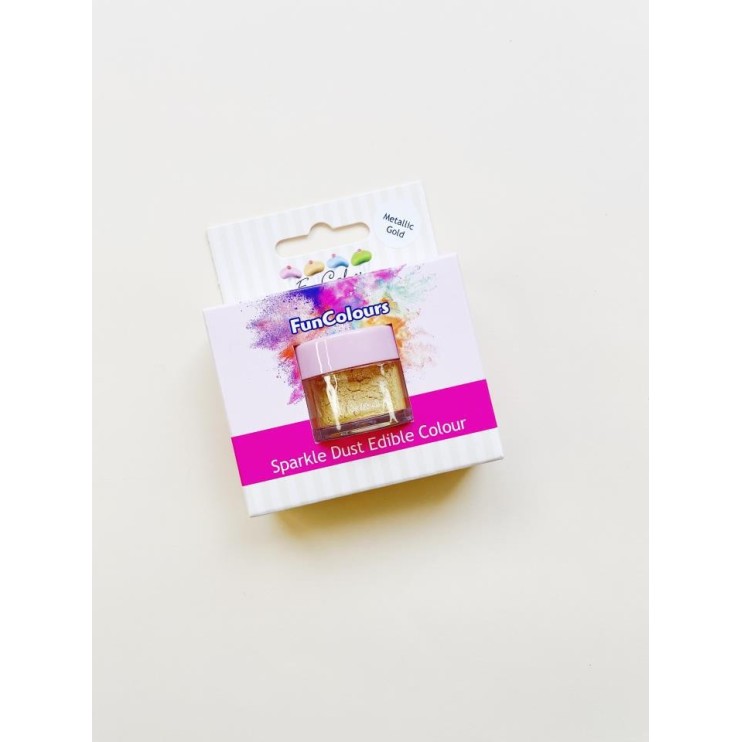 PURPURINA EN POLVO ORO METALIZADO - FUNCAKES