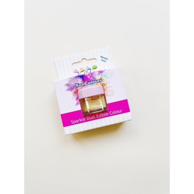 PURPURINA EN POLVO ORO METALIZADO - FUNCAKES