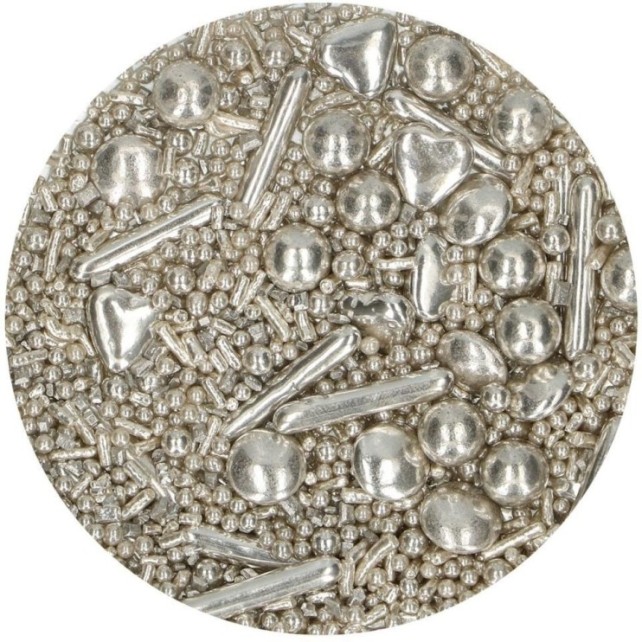 SPRINKLE MEDLEY PLATEADO 65G - FUNCAKES