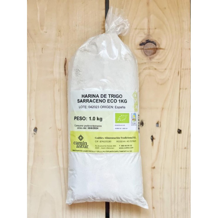 HARINA DE TRIGO SARRACENO ECO 1KG - CAMIN ASTUR