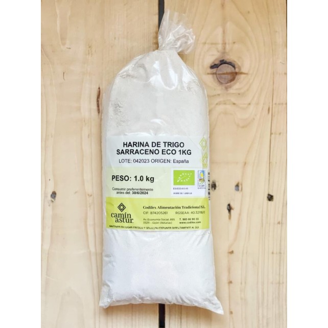 HARINA DE TRIGO SARRACENO ECO 1KG - CAMIN ASTUR