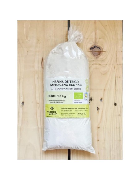 HARINA DE TRIGO SARRACENO ECO 1KG - CAMIN ASTUR