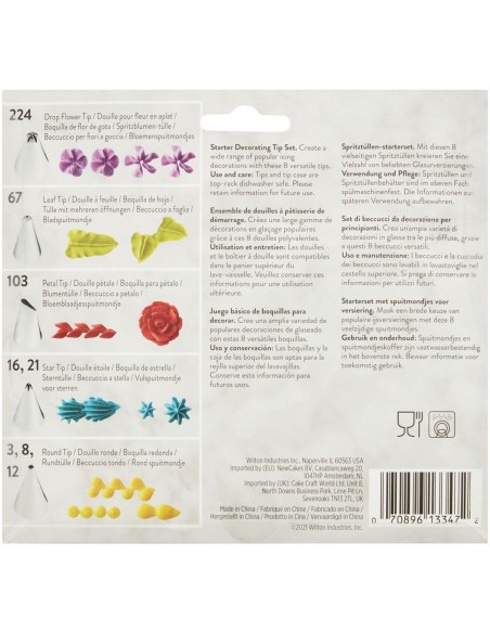 SET INICIACIÓN 8 BOQUILLAS - WILTON