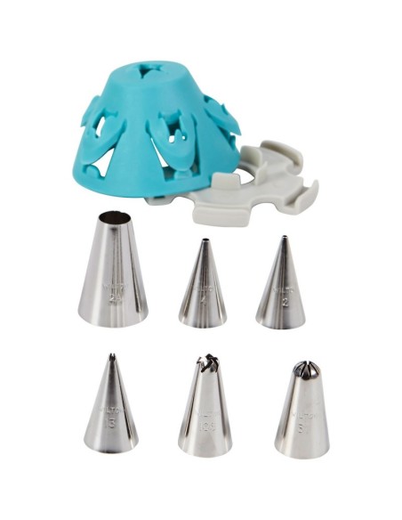 SET DECORACIÓN GALLETAS 6 BOQUILLAS - WILTON