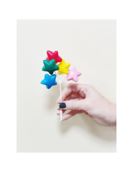 SET DECORACIÓN PLÁSTICO ESTRELLAS - DEKORA