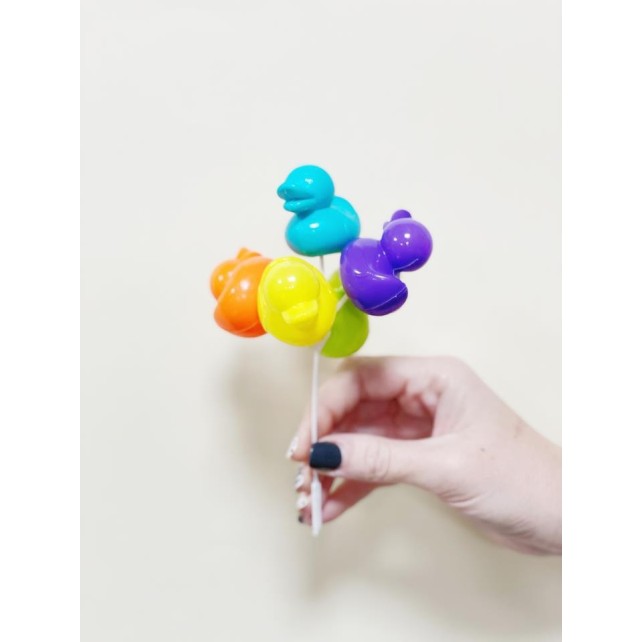 SET DECORACIÓN PLÁSTICO PATITOS - DEKORA