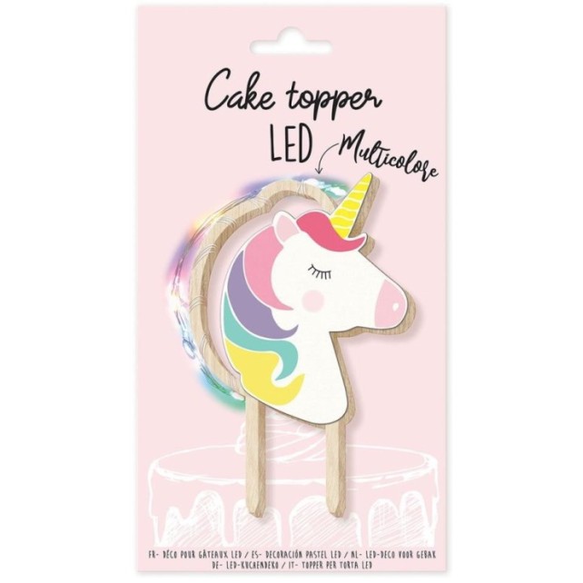 TOPPER LED UNICORNIO - SCRAPCOOKING