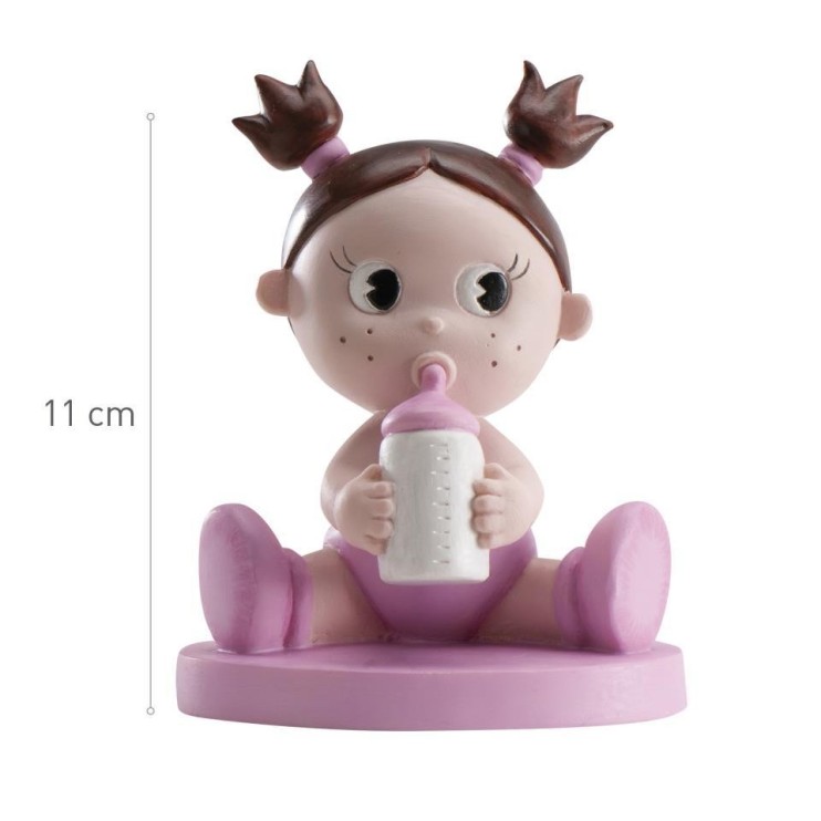 NIÑA BAUTIZO BIBERON 11CM - DEKORA