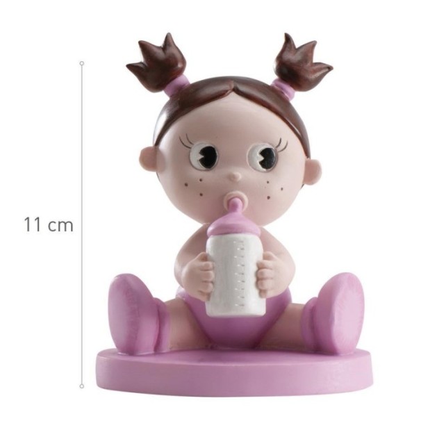 NIÑA BAUTIZO BIBERON 11CM - DEKORA